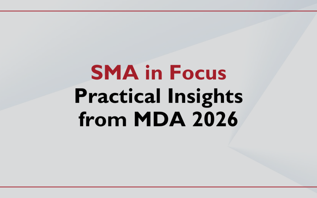 SMA in Focus: Practical Insights from MDA 2026