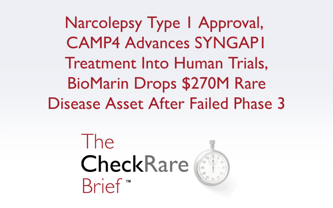 FDA Approves New Narcolepsy Treatment | The CheckRare Brief