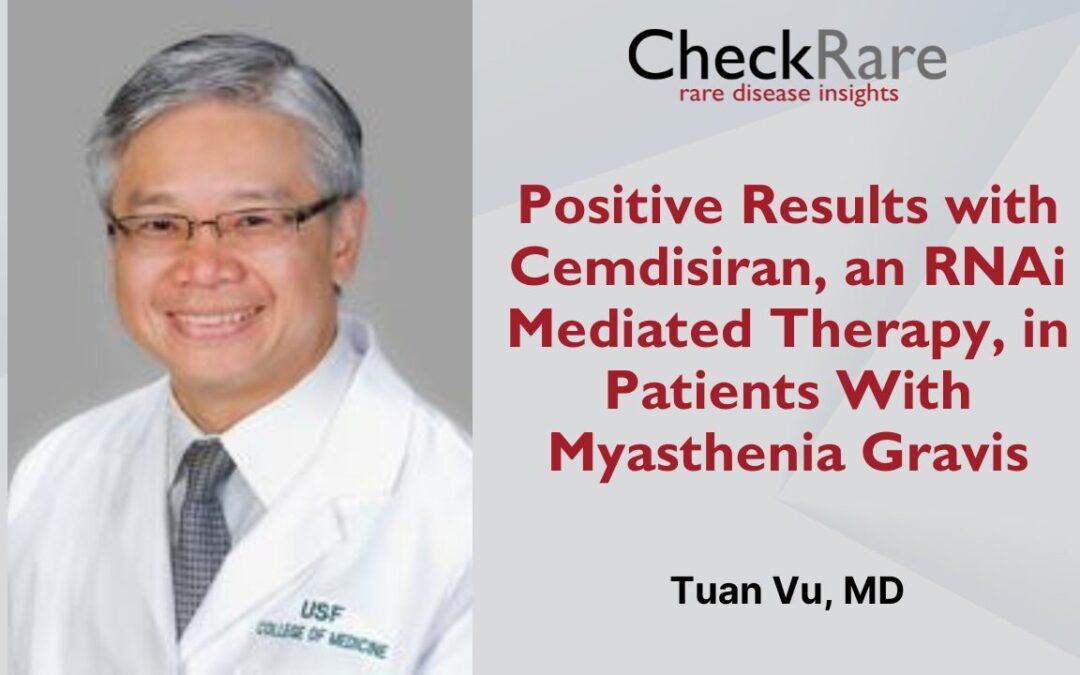 Positive Results with Cemdisiran, an RNAi Mediated Therapy, in Patients With Myasthenia Gravis