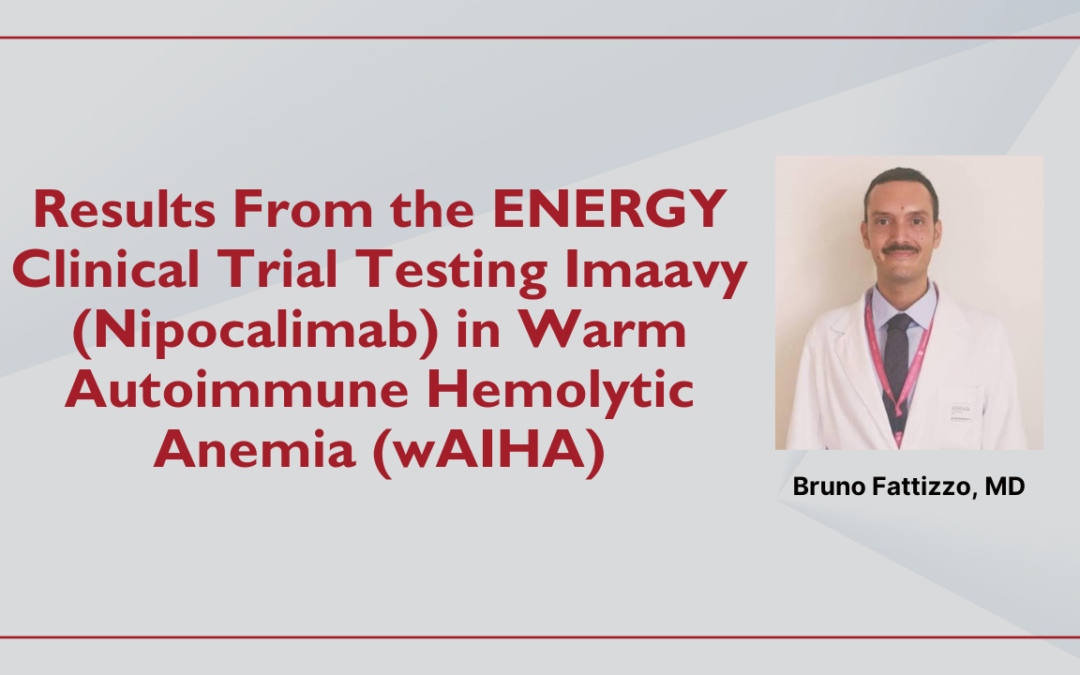 Results From the ENERGY Clinical Trial Testing Imaavy (Nipocalimab) in Warm Autoimmune Hemolytic Anemia (wAIHA)