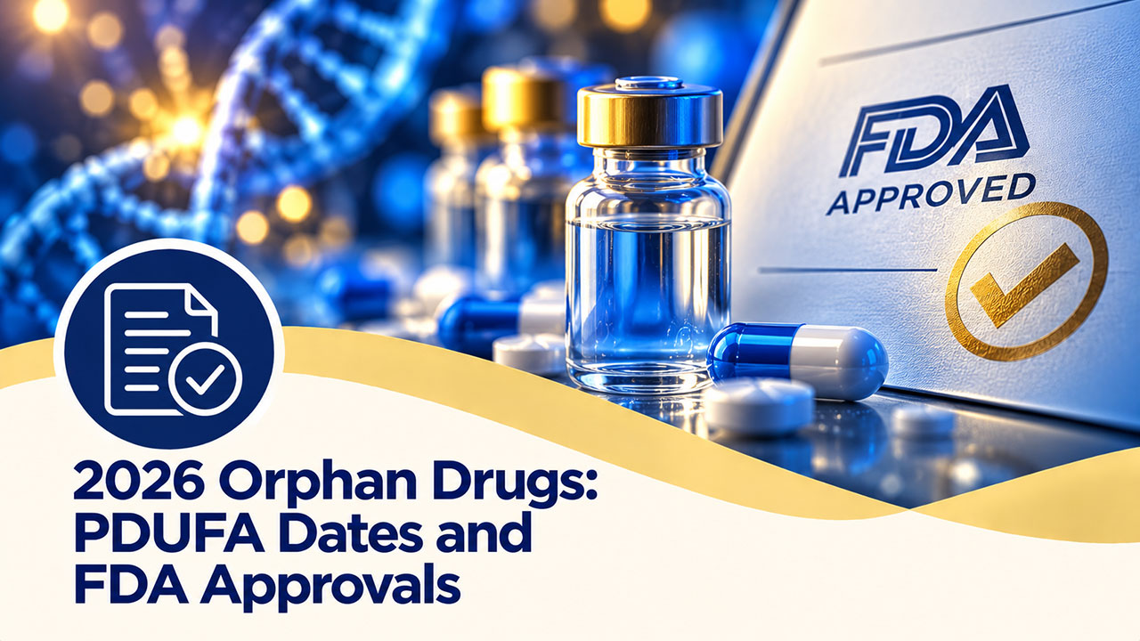 2026 Orphan Drugs PDUFA Dates and FDA Approvals